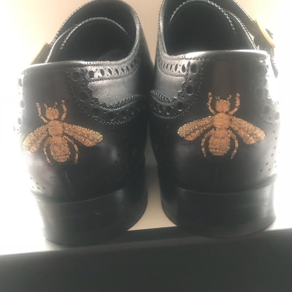 Gucci men queercore studded brogue monk shoes
